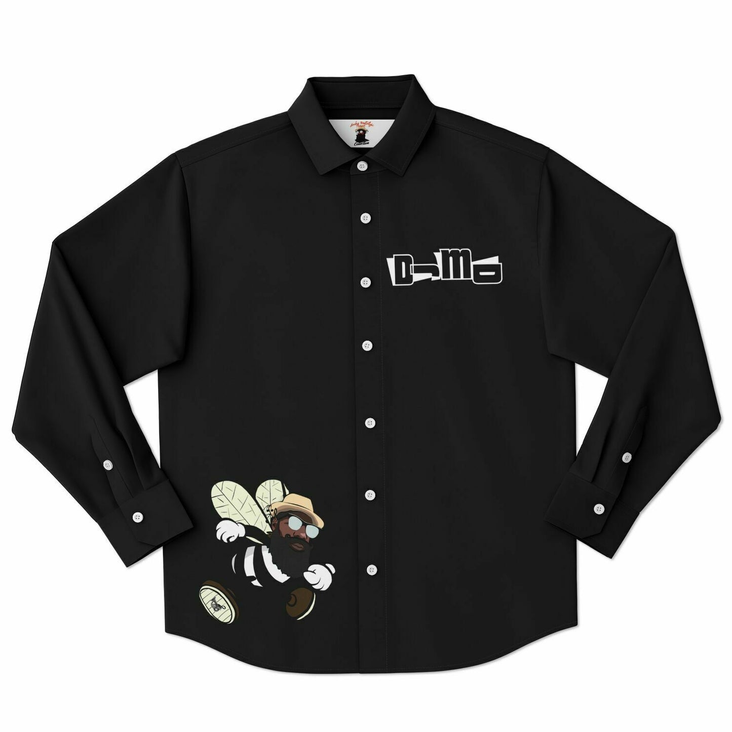 DJMD Long Sleeve Button Down Shirt - AOP