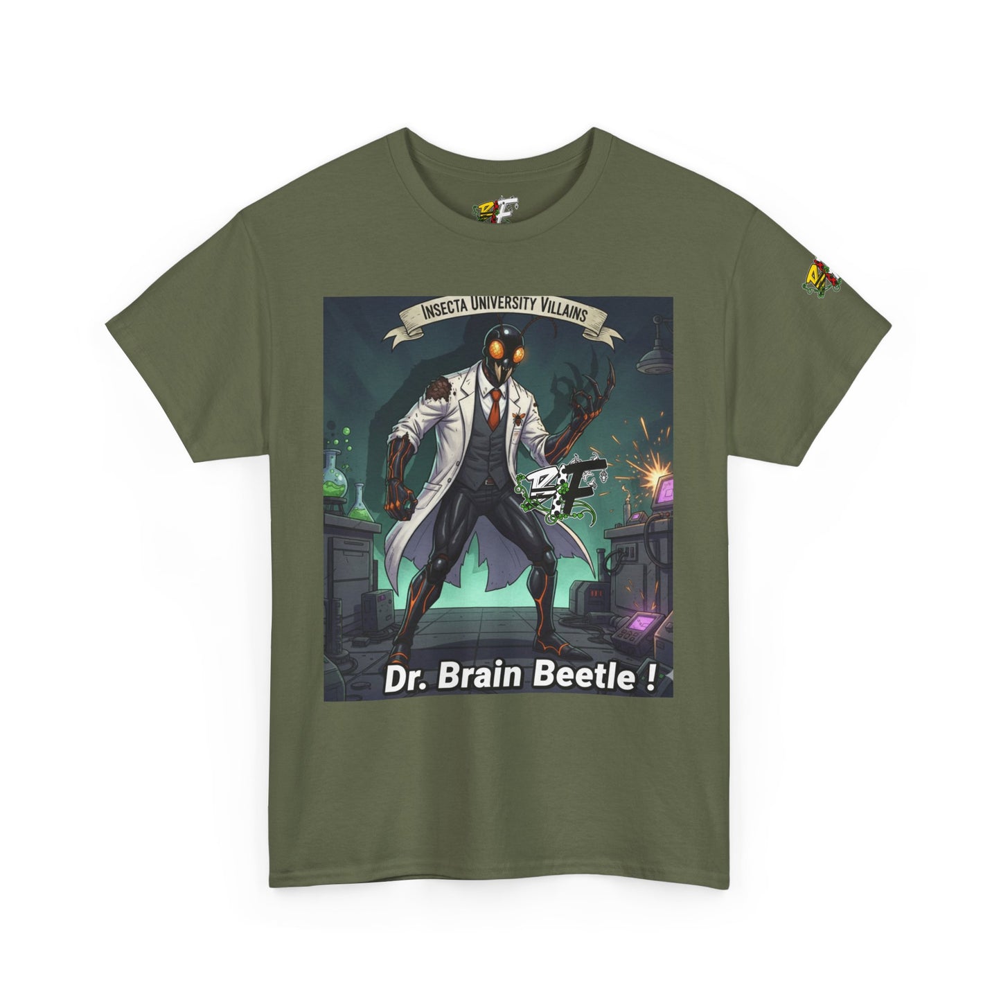 Blk Insct Famili Villains Unisex Heavy Cotton Tee - Graphic Tee for Casual Wear, Fun