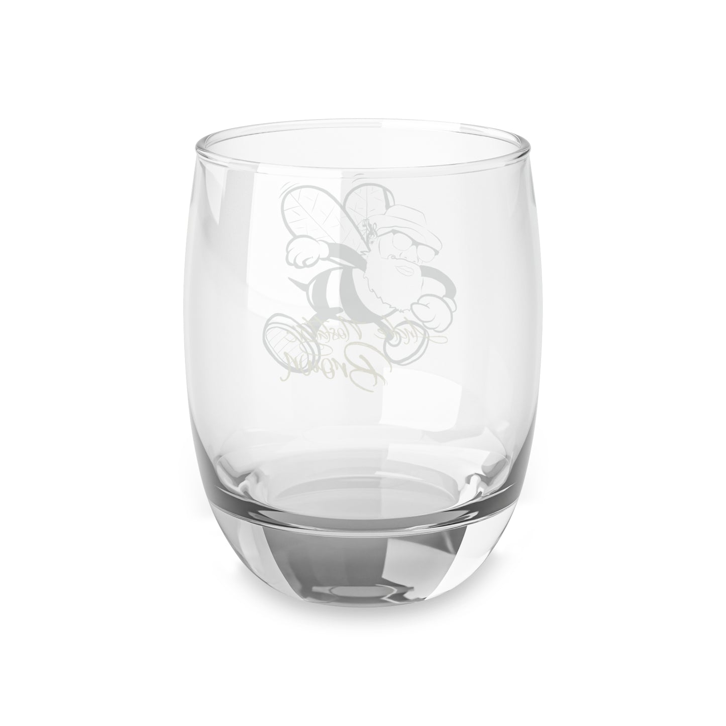 Bee Who U Be Whiskey Glass