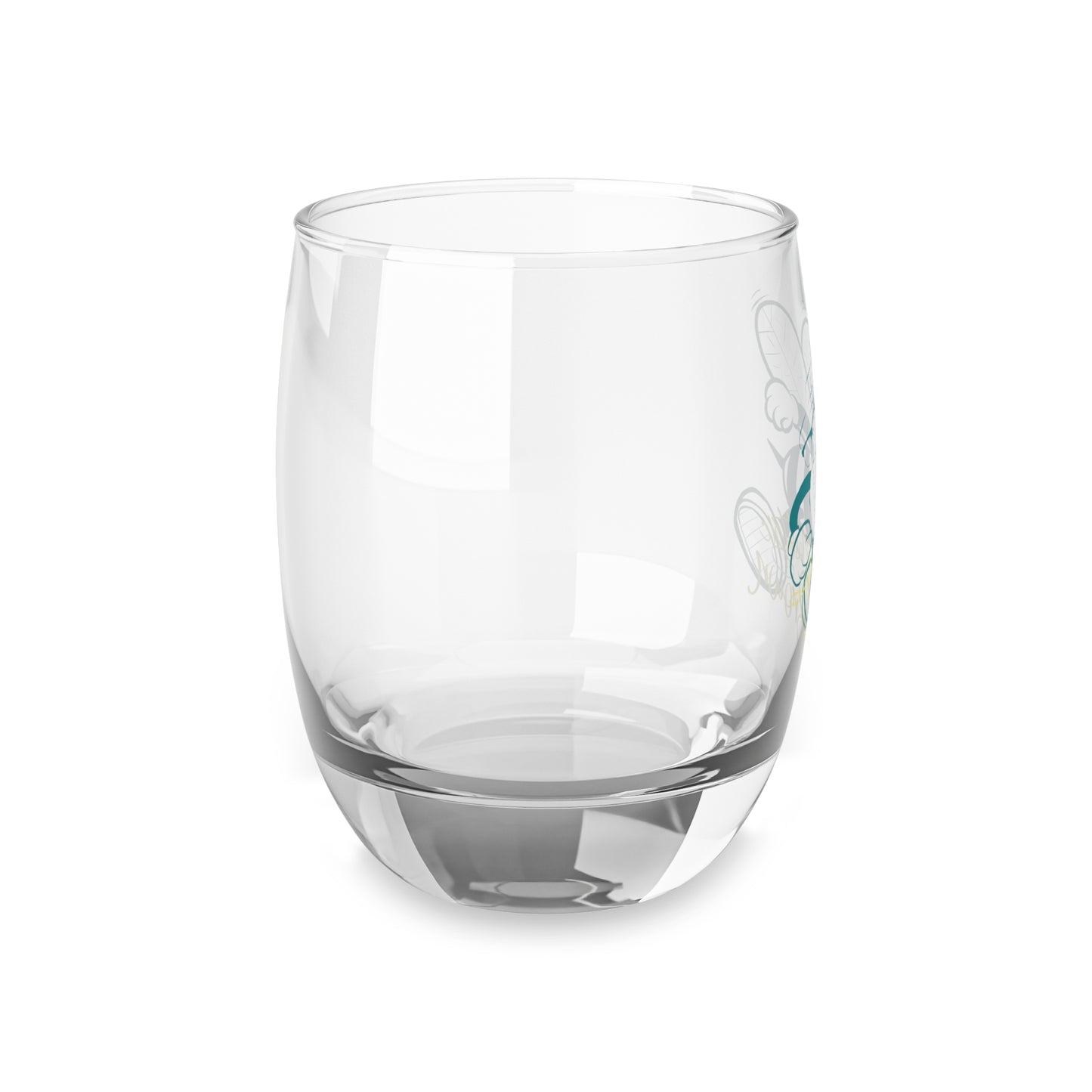 Bee Who U Be Whiskey Glass