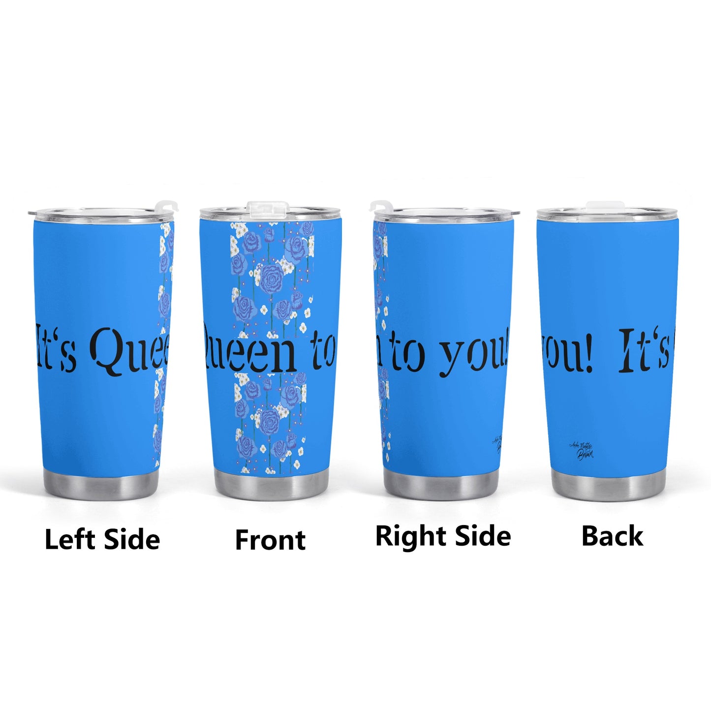 Queen All Over Printing Car Cup