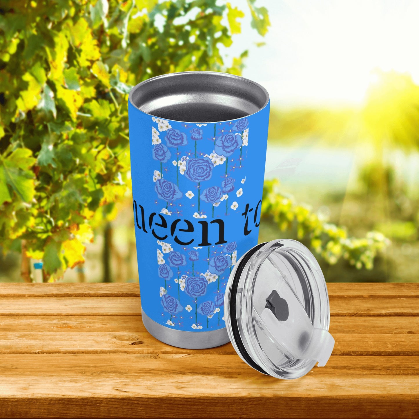 Queen All Over Printing Car Cup