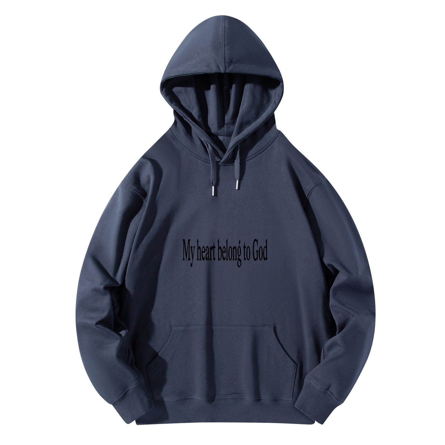 My Heart Belongs to God Front & Back Printing Adult Cotton Hoodie