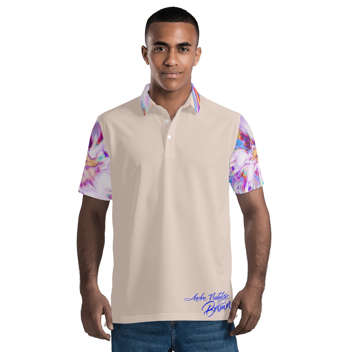 Blk Insct Famili Mens All Over Print Polo Shirt