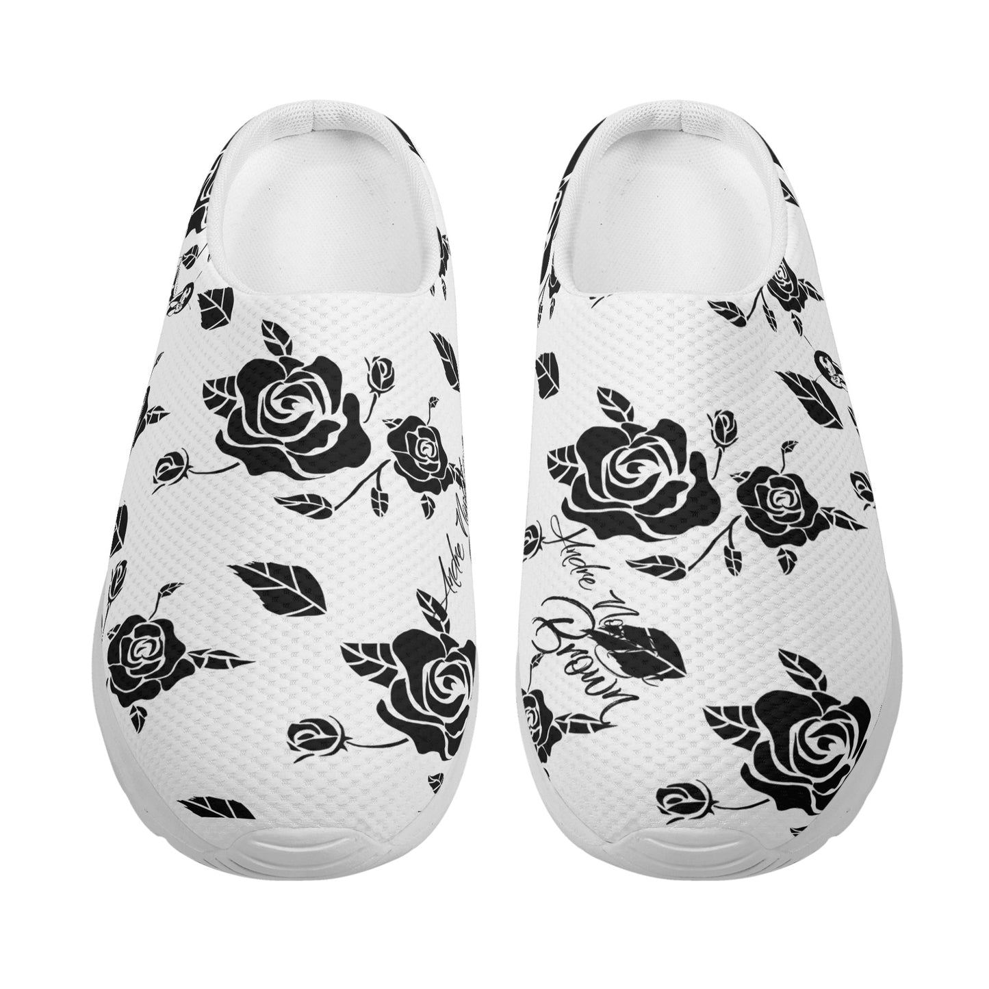 Blk Insct Famili Womens Mesh Slippers