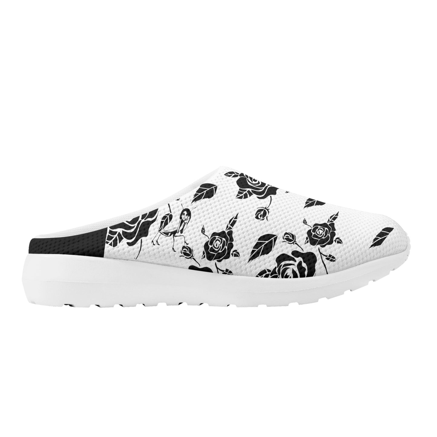 Blk Insct Famili Womens Mesh Slippers