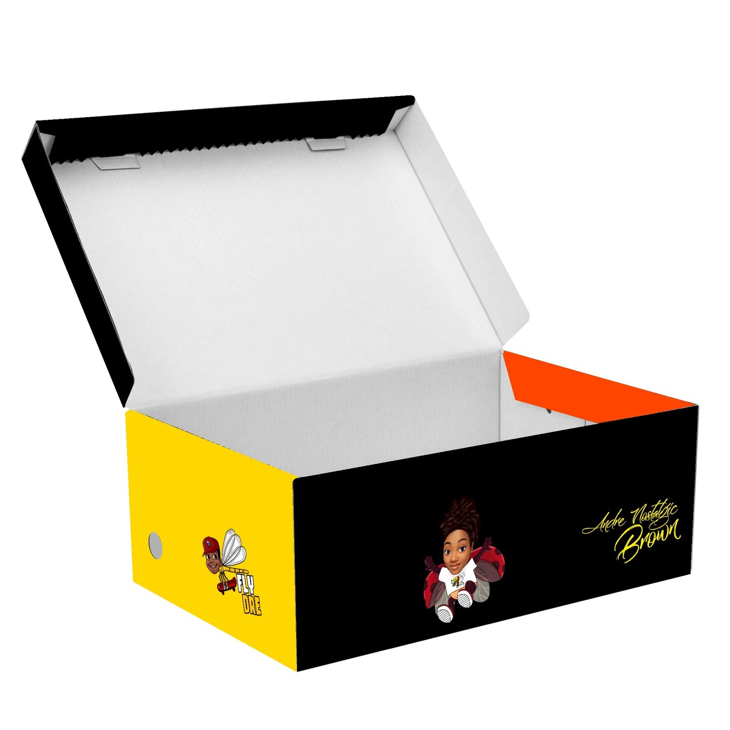 Blk Insct Famili Mens Rubber Slip On Shoes