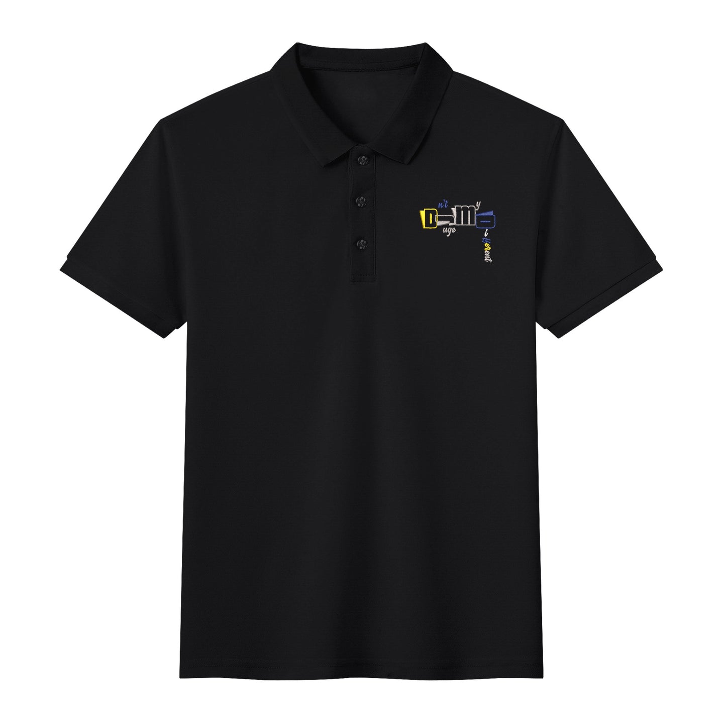 DJMD Embroidered Unisex Cotton Polo Shirt With Logo