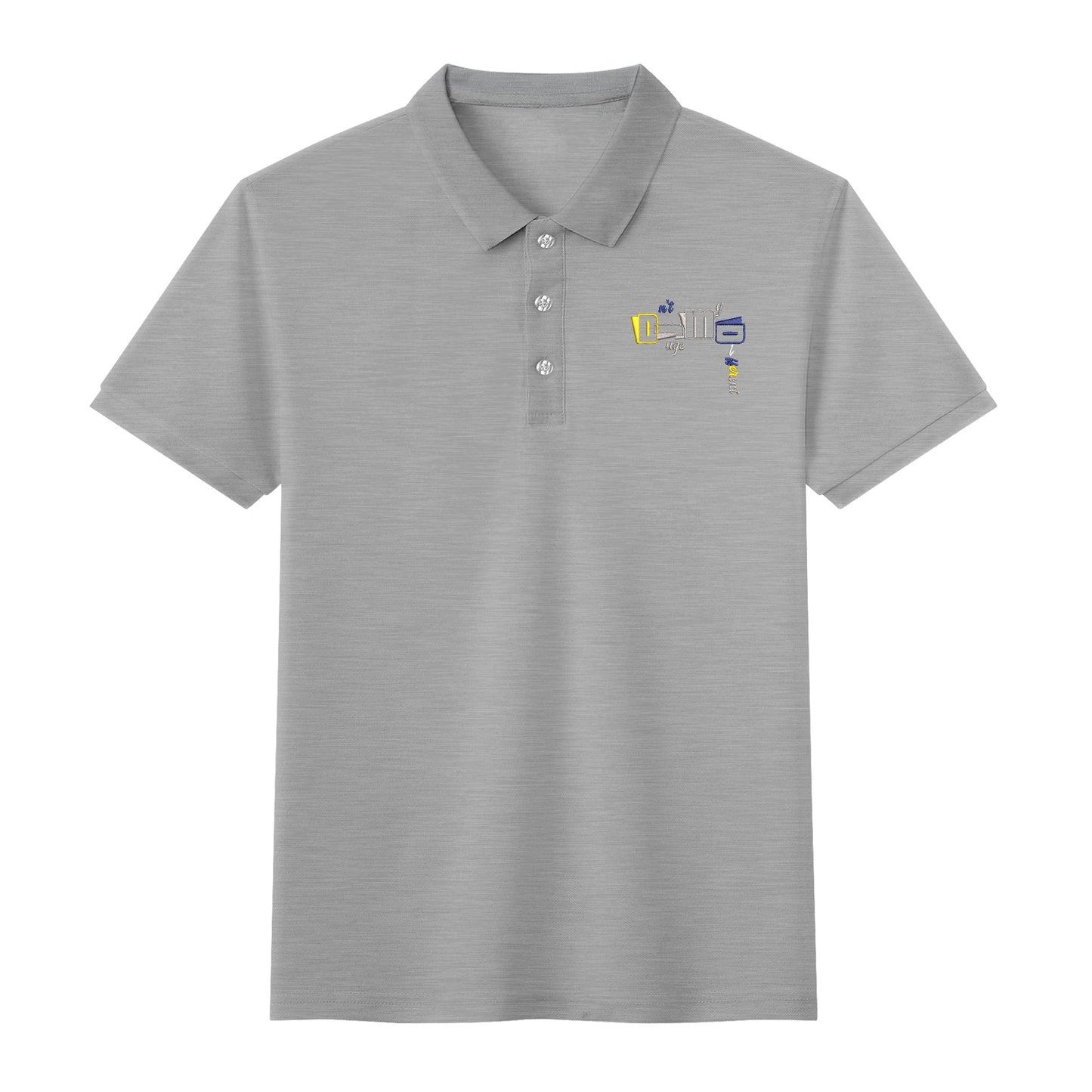 DJMD Embroidered Unisex Cotton Polo Shirt With Logo