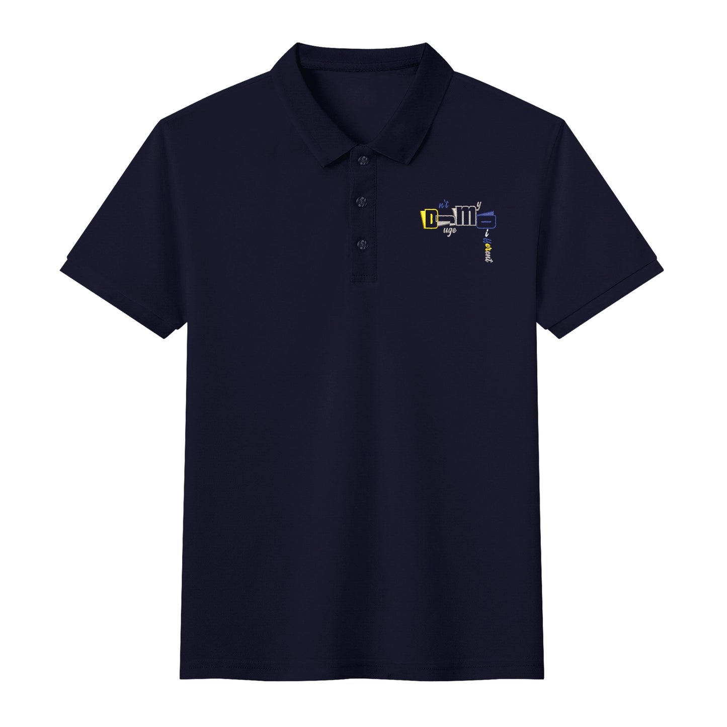 DJMD Embroidered Unisex Cotton Polo Shirt With Logo