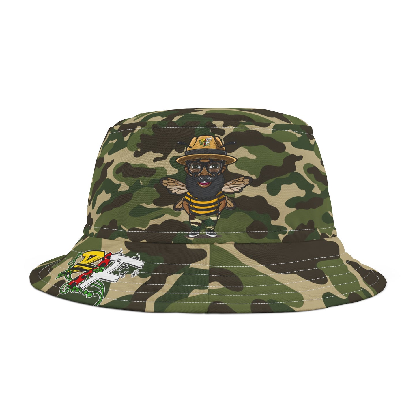 Blk Insct Famili Bucket Hat (AOP)