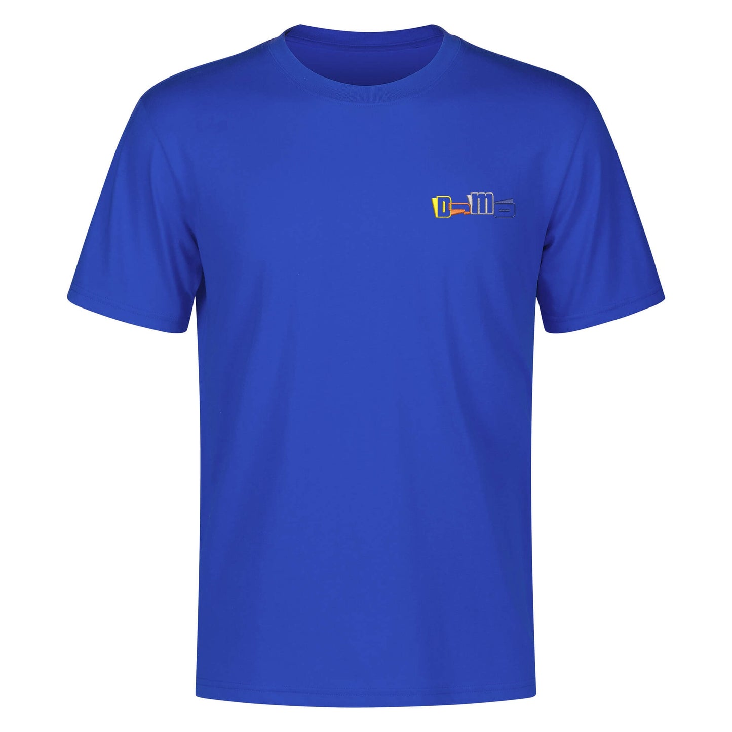 DJMD Mens Embroidered Chest Design Cotton T-shirt