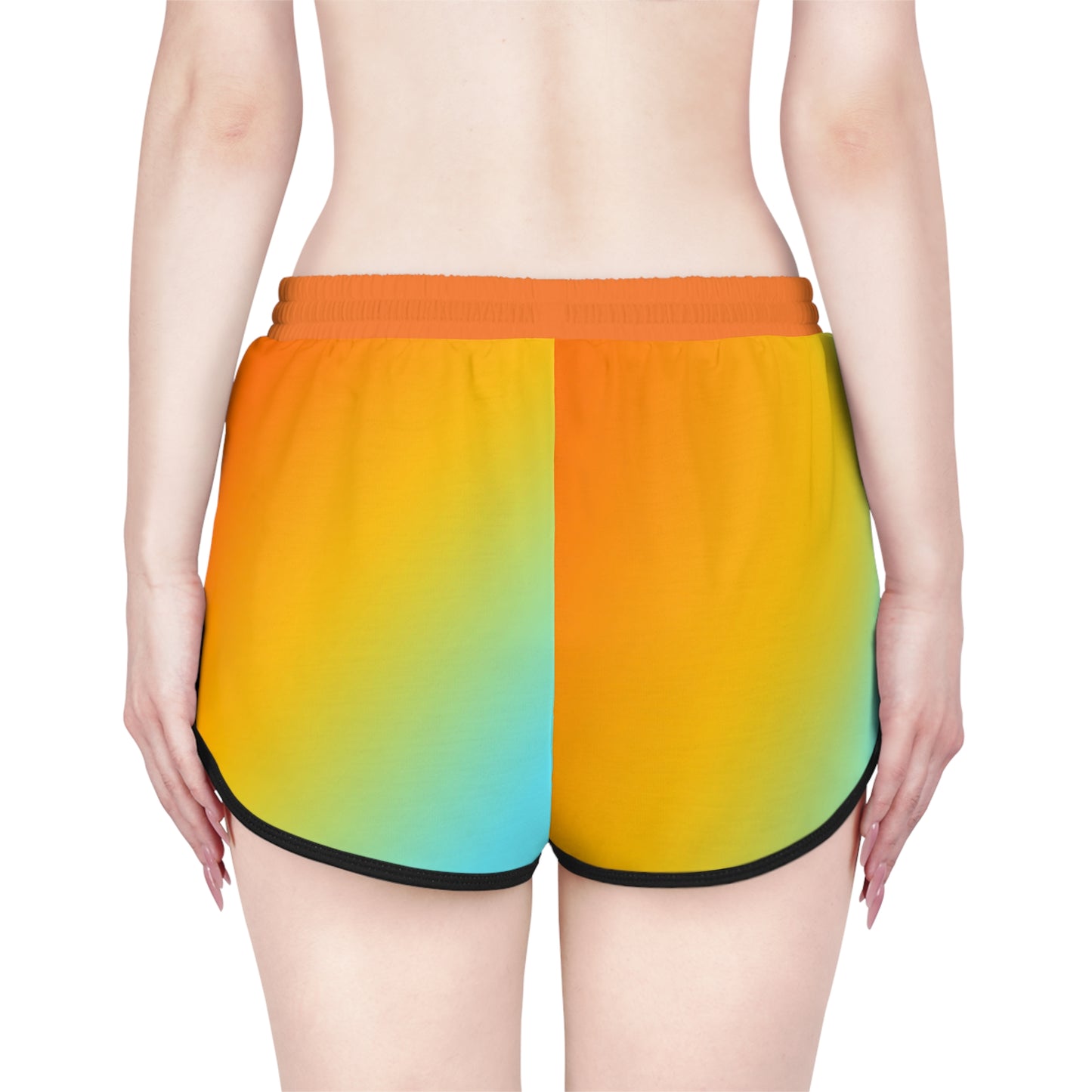 Sunset Gradient Women's Relaxed Shorts - Perfect for Summer Days & Vacations