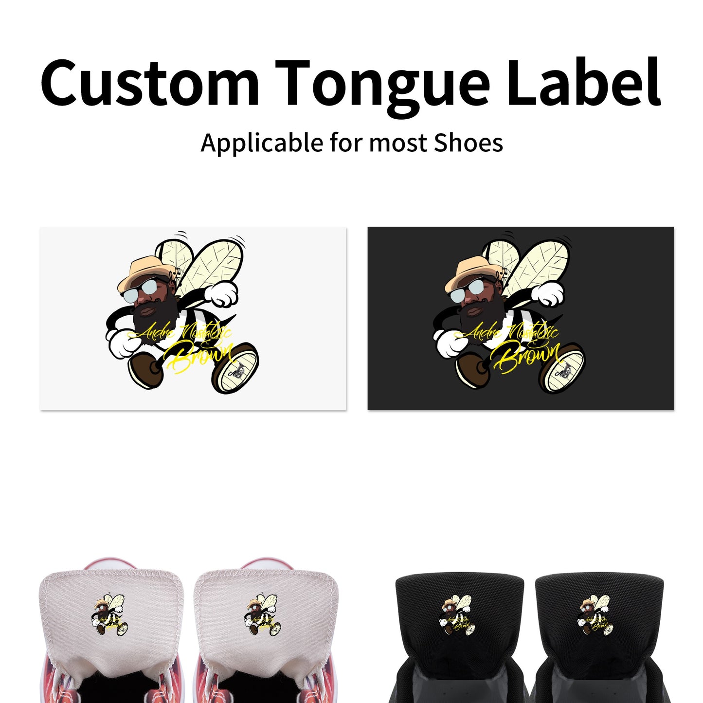 Bee Who U Be Womens Premium PU Leather Low Top Sneakers-V2