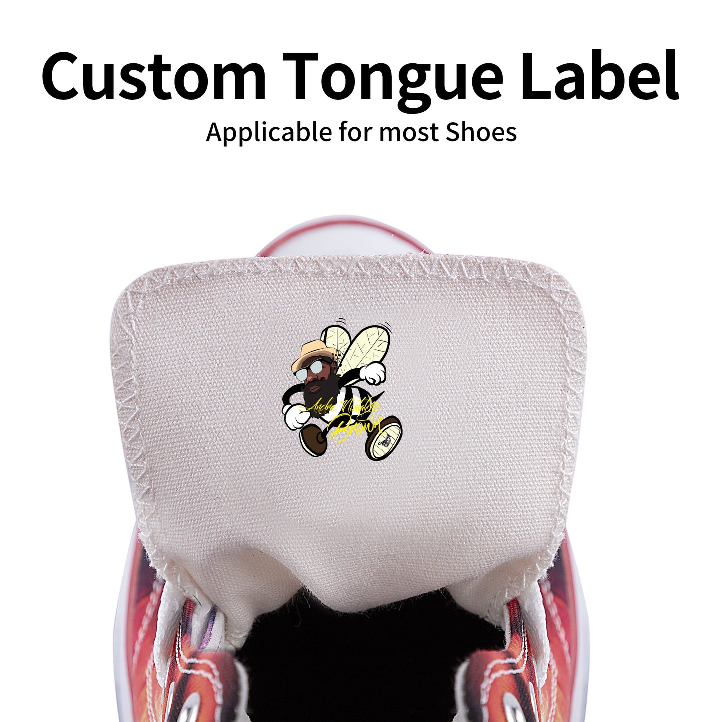 Bee Who U Be Womens Premium PU Leather Low Top Sneakers-V2
