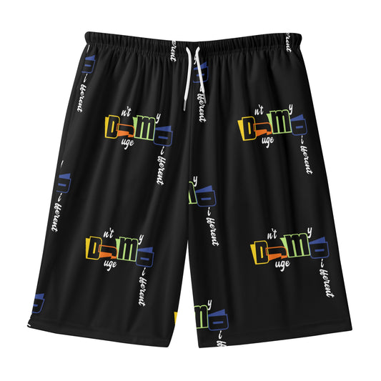 Dnt Juge My Different Mens Lightweight Hawaiian Beach Shorts
