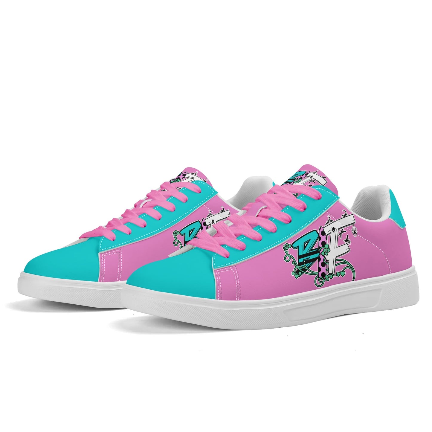 Blk Insct Famili Adult Lightweight Brand Low Top Leather Skateboard Shoes