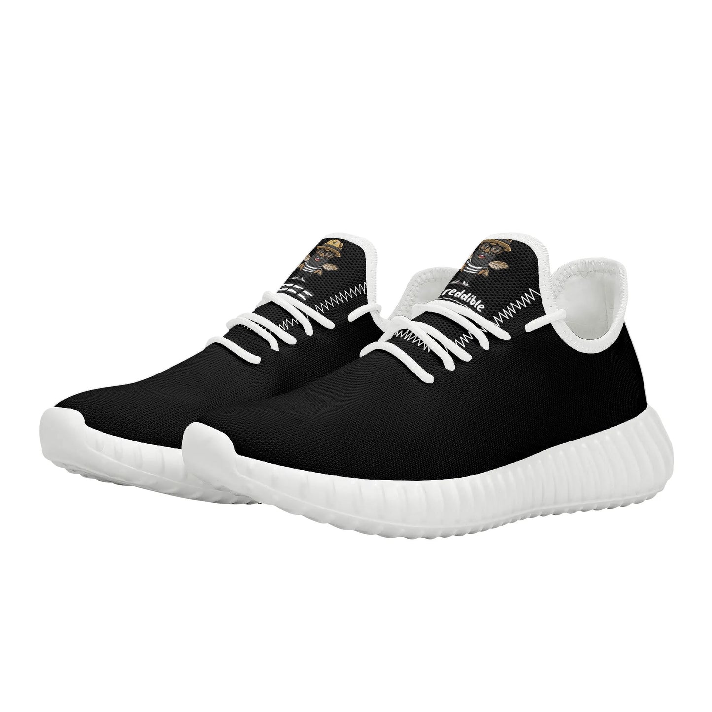 Blk Insct Famili Mens Mesh Knit Sneakers