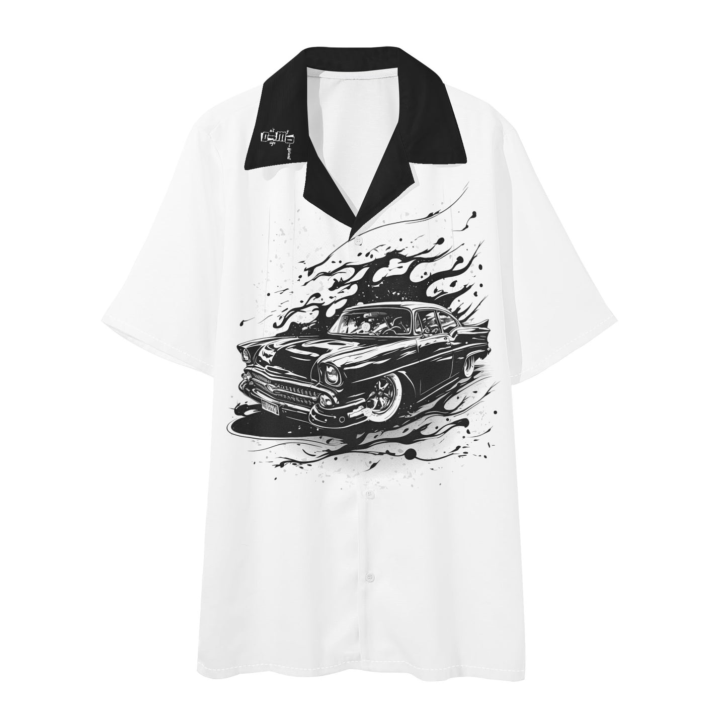 Dnt Juge My Different Mens Regular Fit Hawaiian Short Sleeve Shirt and Shorts Set