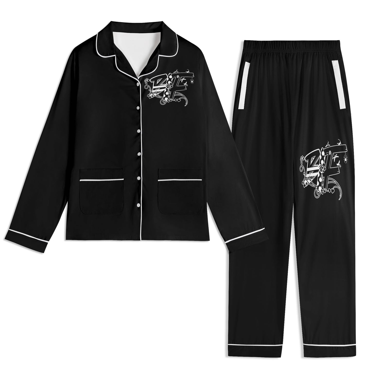 Blk Insct Famili Pajama Set
