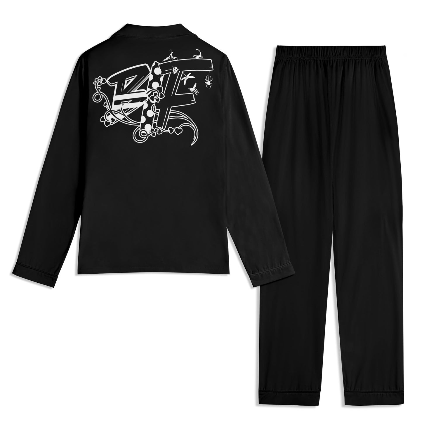 Blk Insct Famili Pajama Set