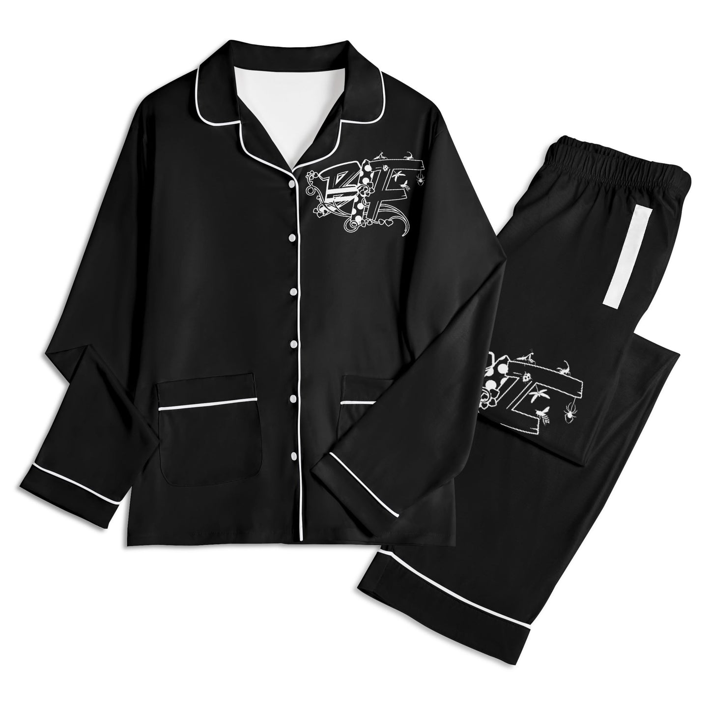 Blk Insct Famili Pajama Set