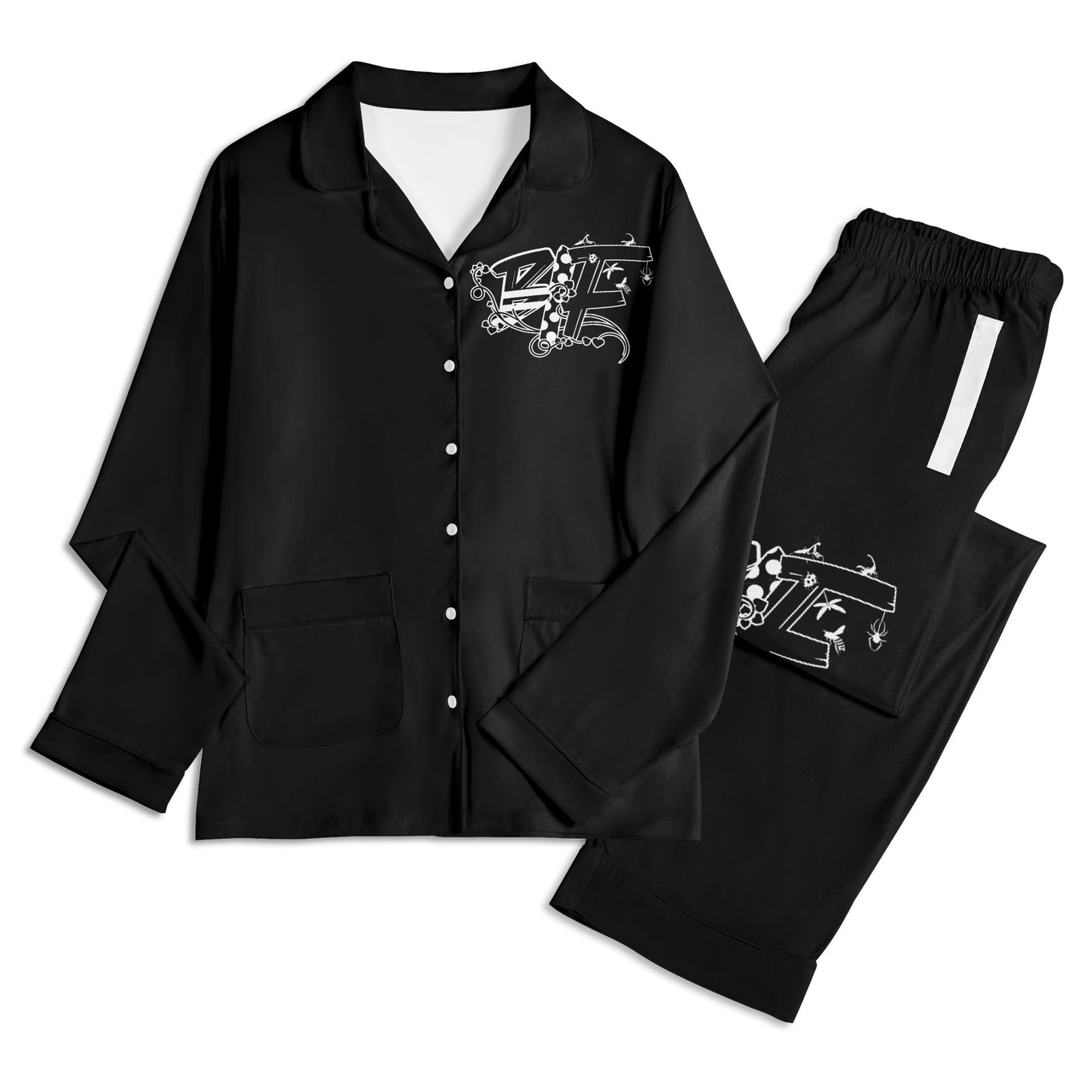 Blk Insct Famili Pajama Set
