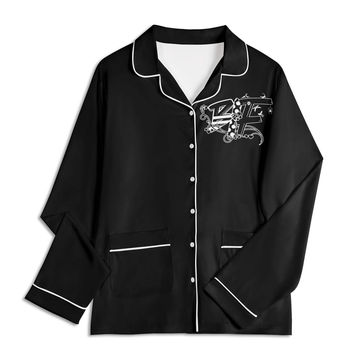 Blk Insct Famili Pajama Set