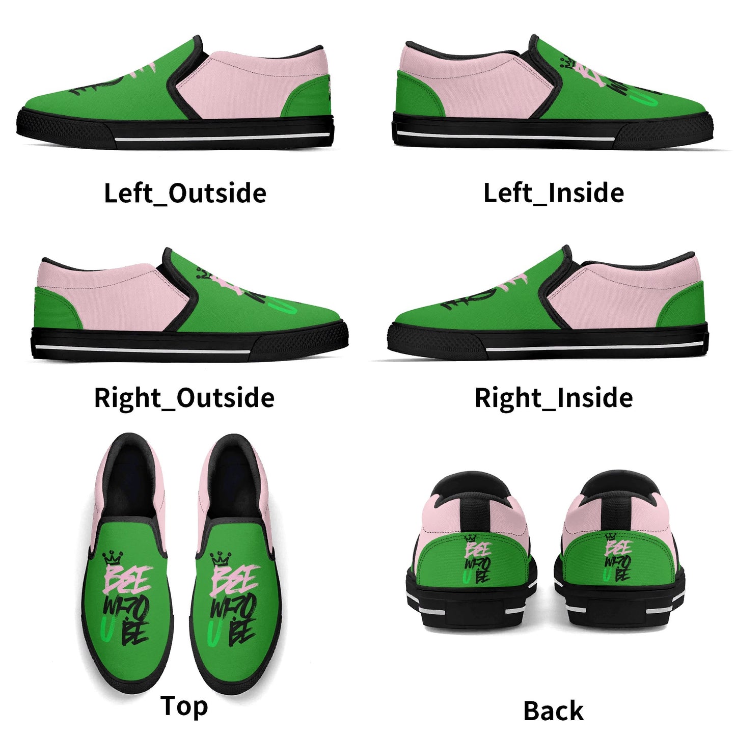 Bee Who U Be Womens Rubber Slip On Shoes