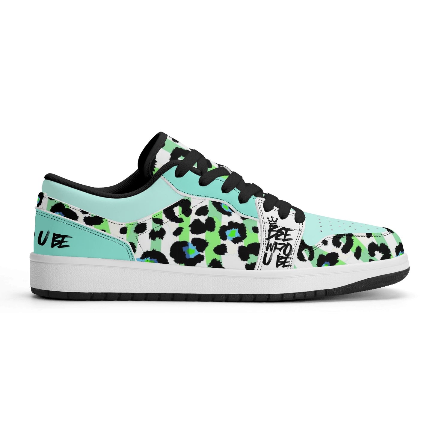 Bee Who U Be Womens Premium PU Leather Low Top Sneakers-V2