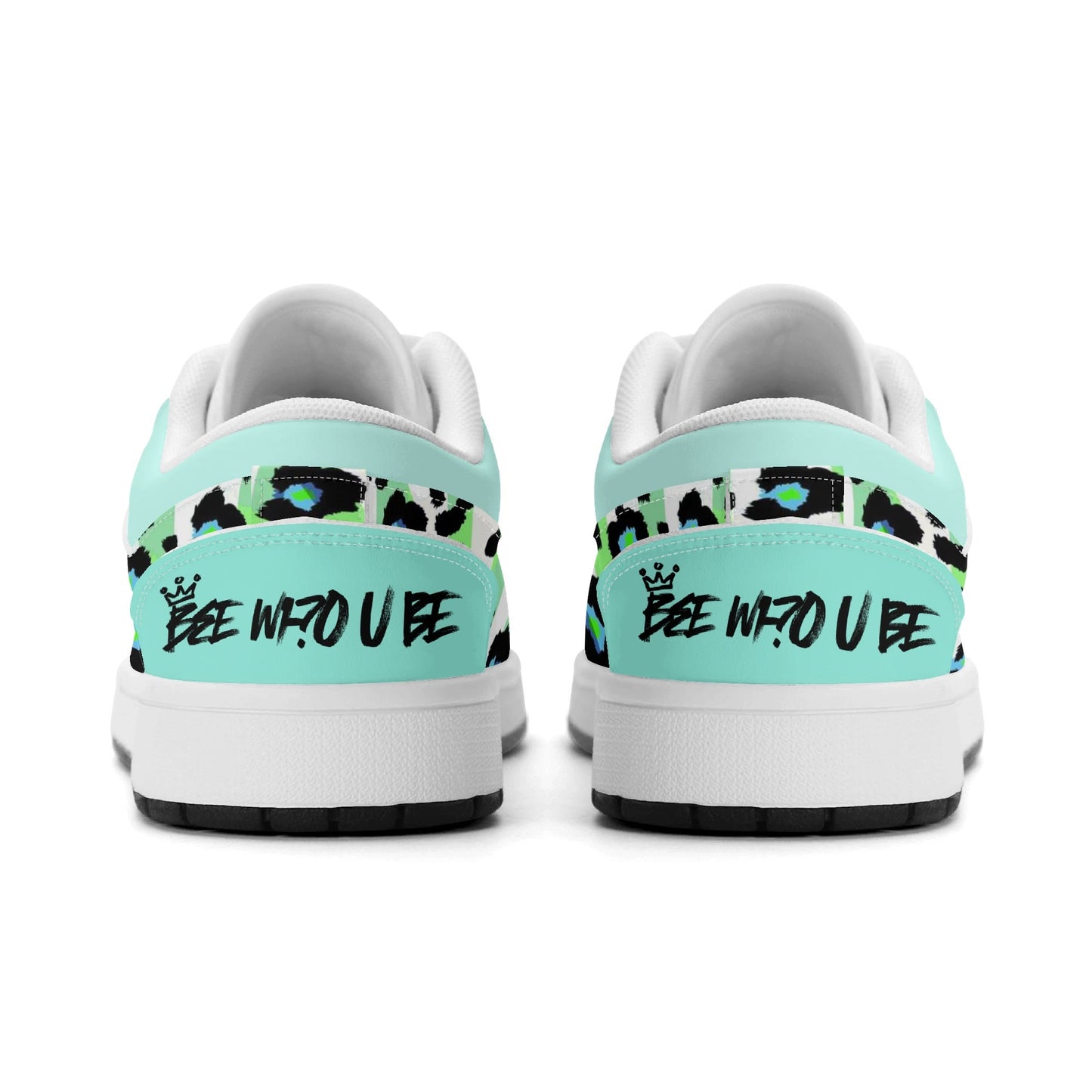 Bee Who U Be Womens Premium PU Leather Low Top Sneakers-V2