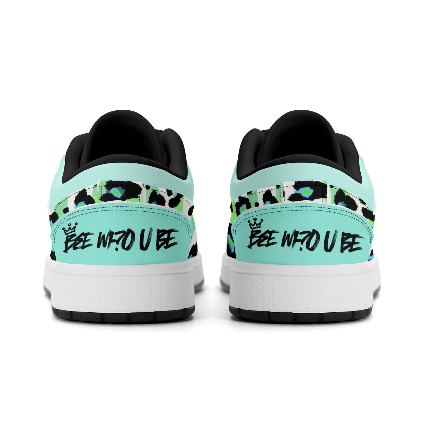 Bee Who U Be Womens Premium PU Leather Low Top Sneakers-V2