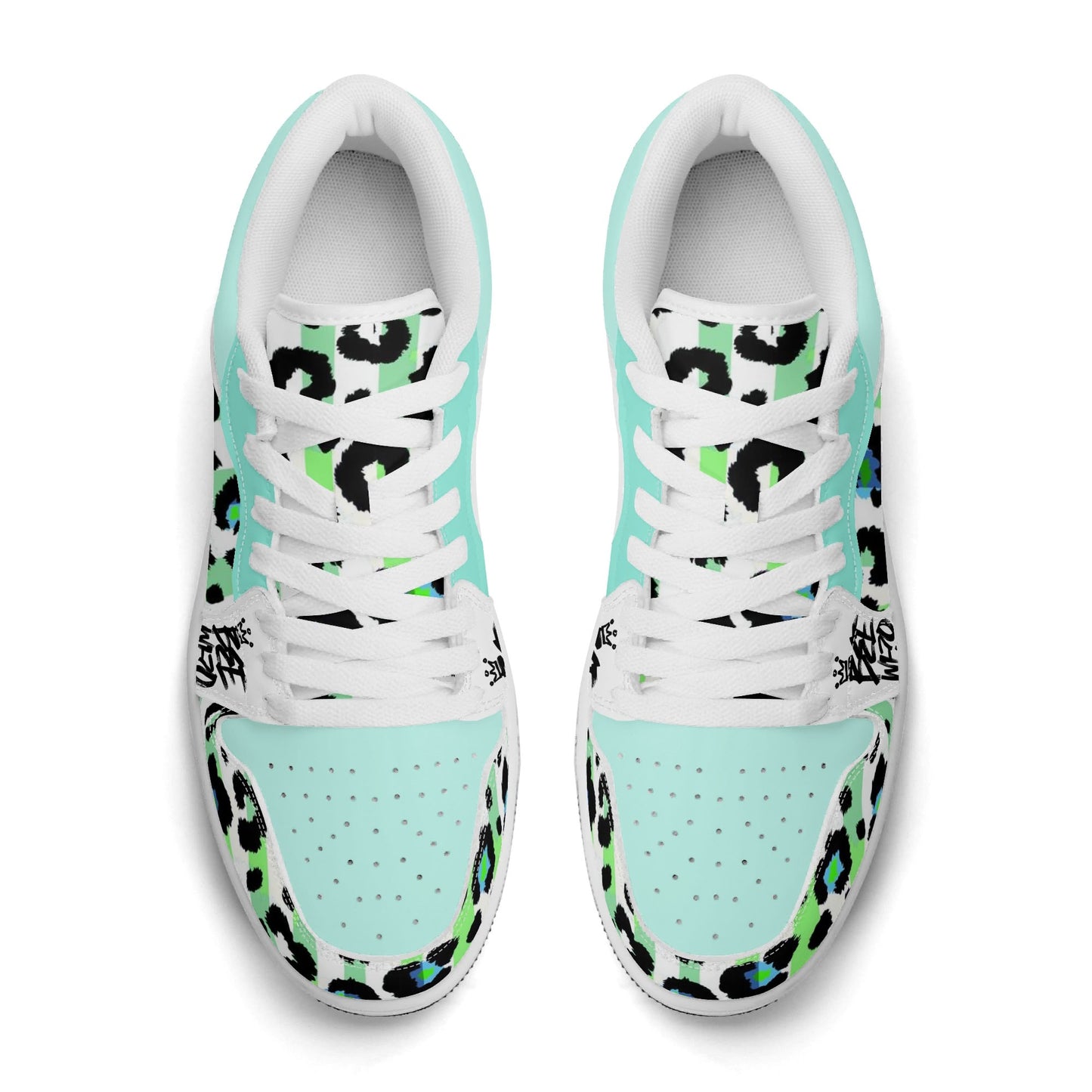 Bee Who U Be Womens Premium PU Leather Low Top Sneakers-V2