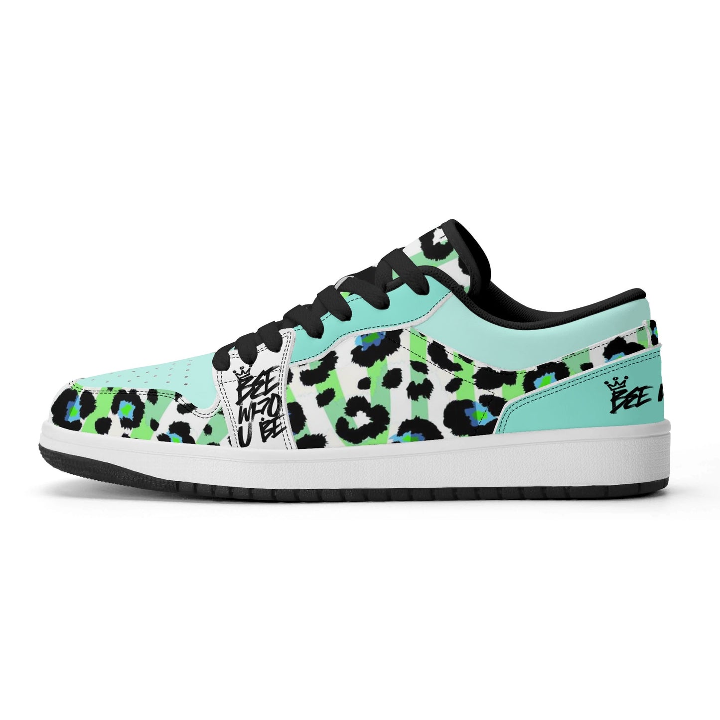Bee Who U Be Womens Premium PU Leather Low Top Sneakers-V2
