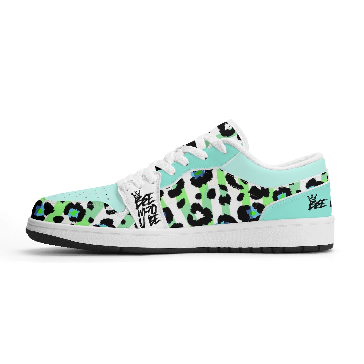 Bee Who U Be Womens Premium PU Leather Low Top Sneakers-V2