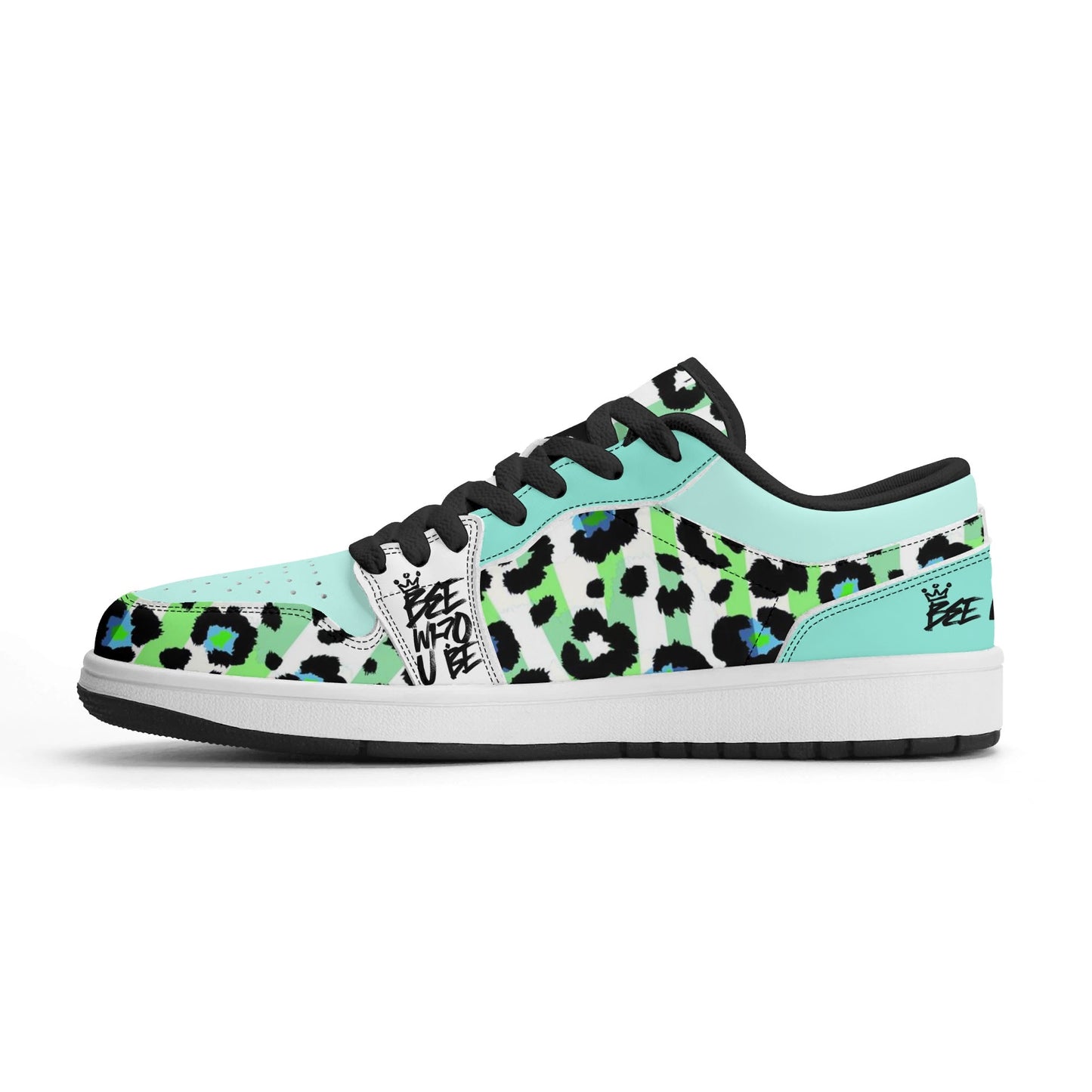 Bee Who U Be Womens Premium PU Leather Low Top Sneakers-V2