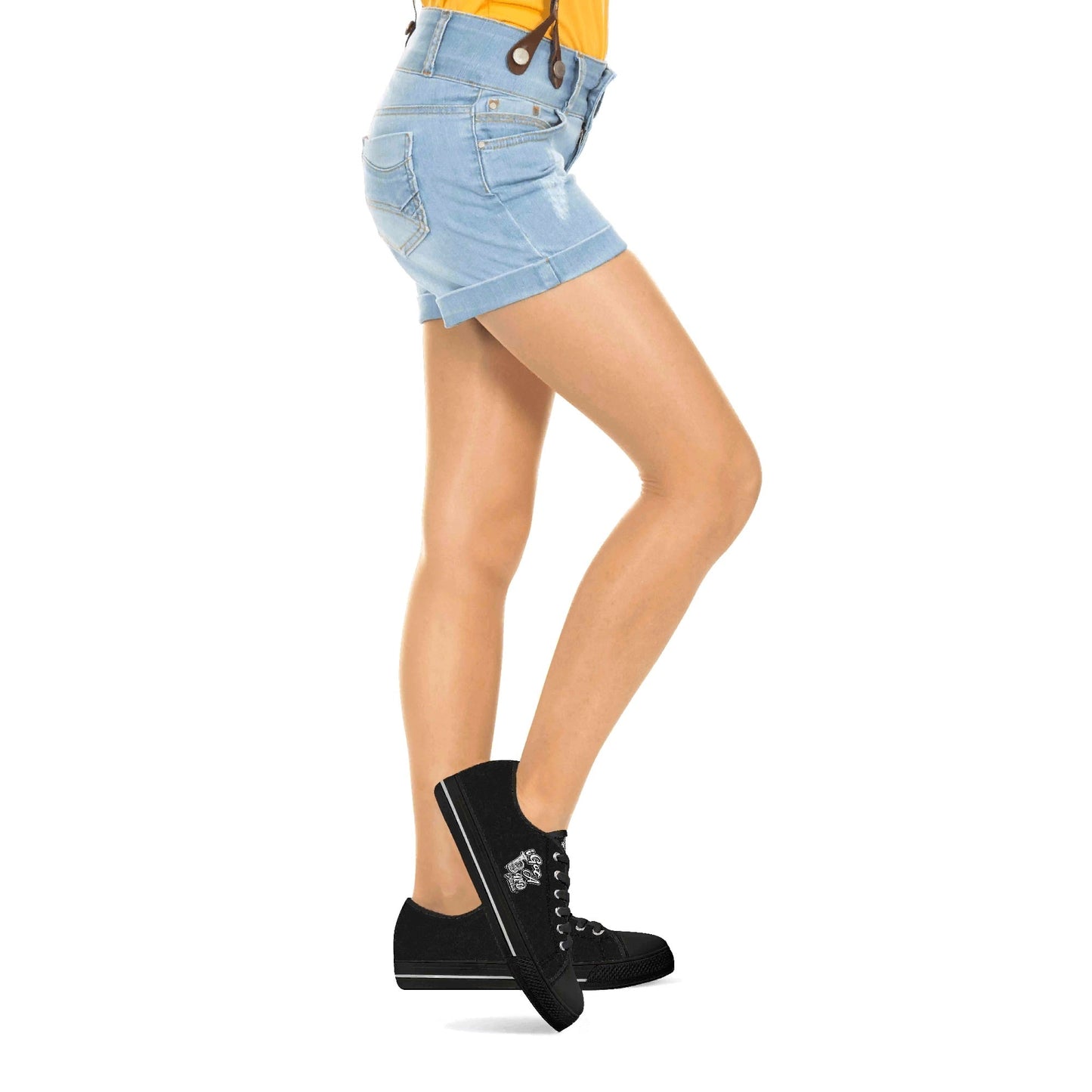iGot Band Praktice Womens Low Top Canvas Shoes - Customized Tongue