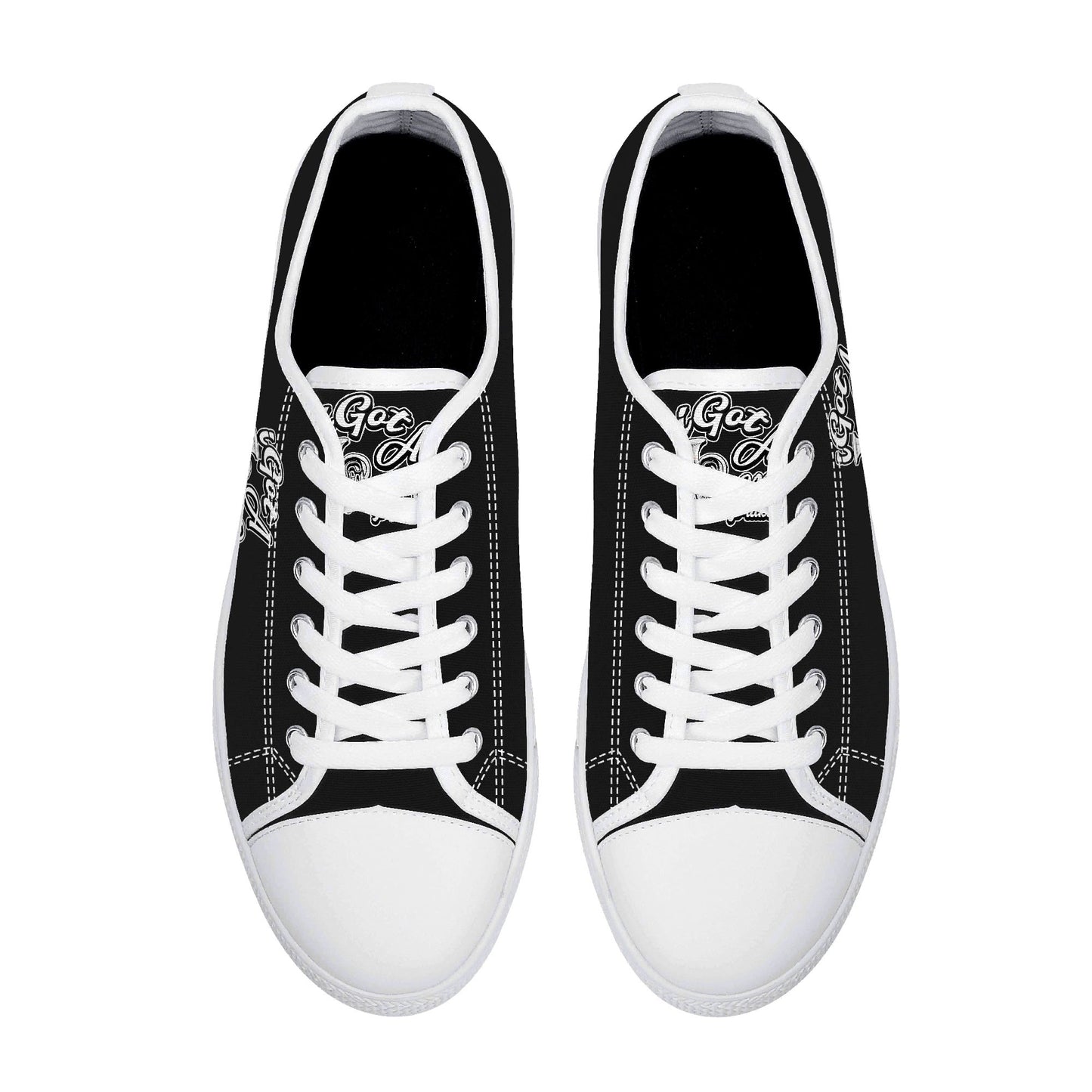 iGot Band Praktice Womens Low Top Canvas Shoes - Customized Tongue