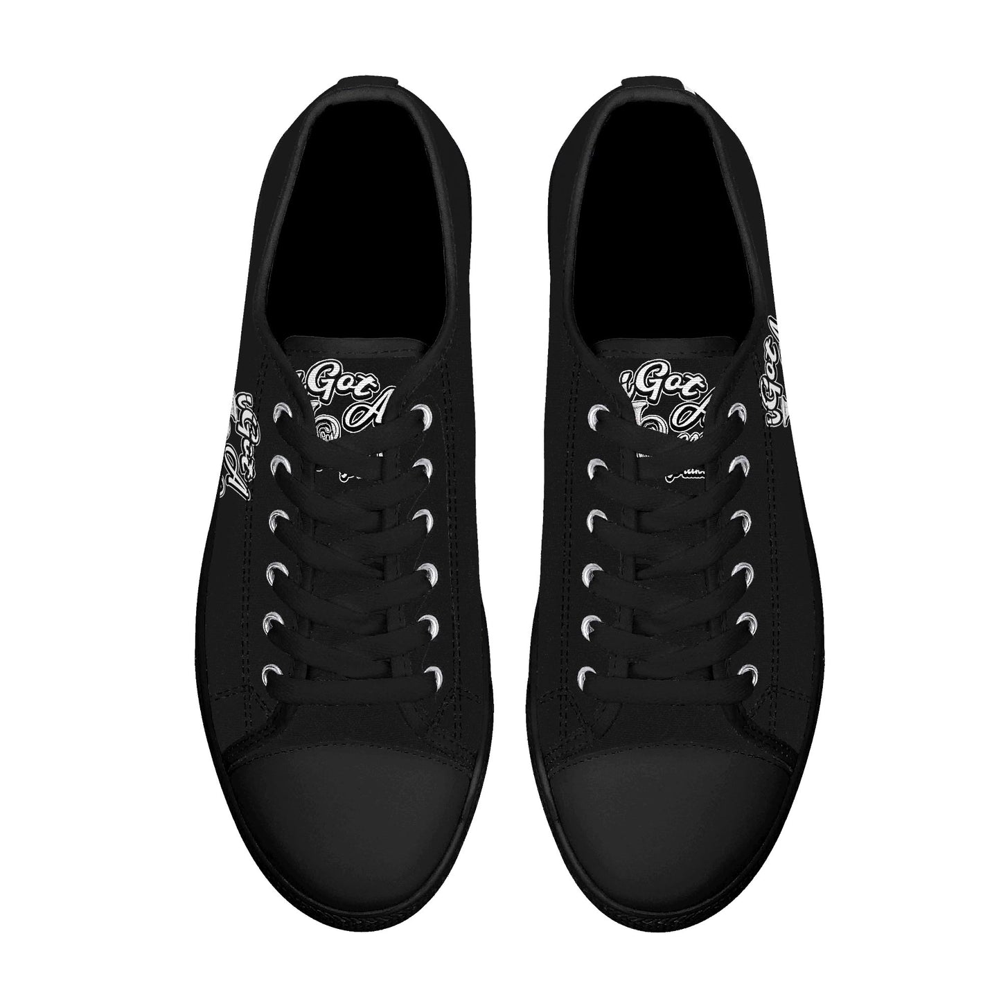iGot Band Praktice Womens Low Top Canvas Shoes - Customized Tongue