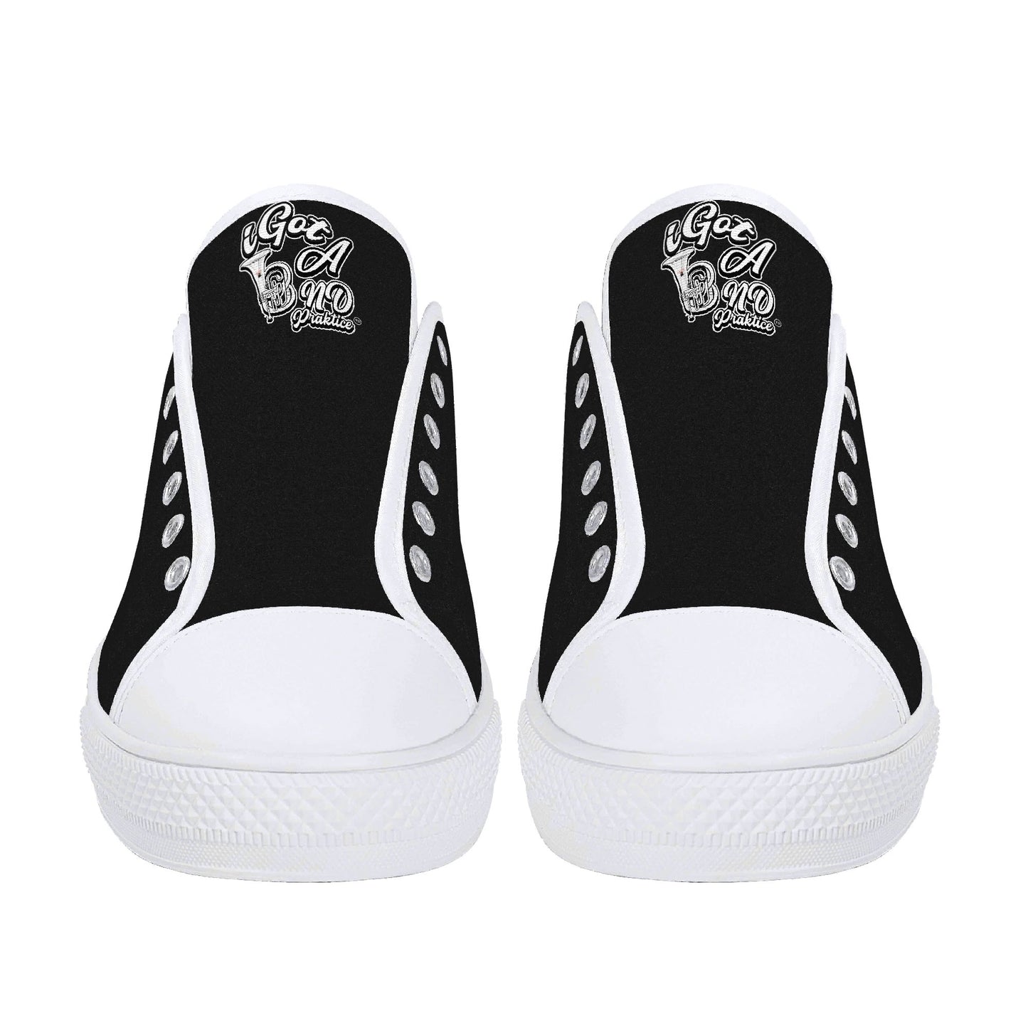 iGot Band Praktice Womens Low Top Canvas Shoes - Customized Tongue