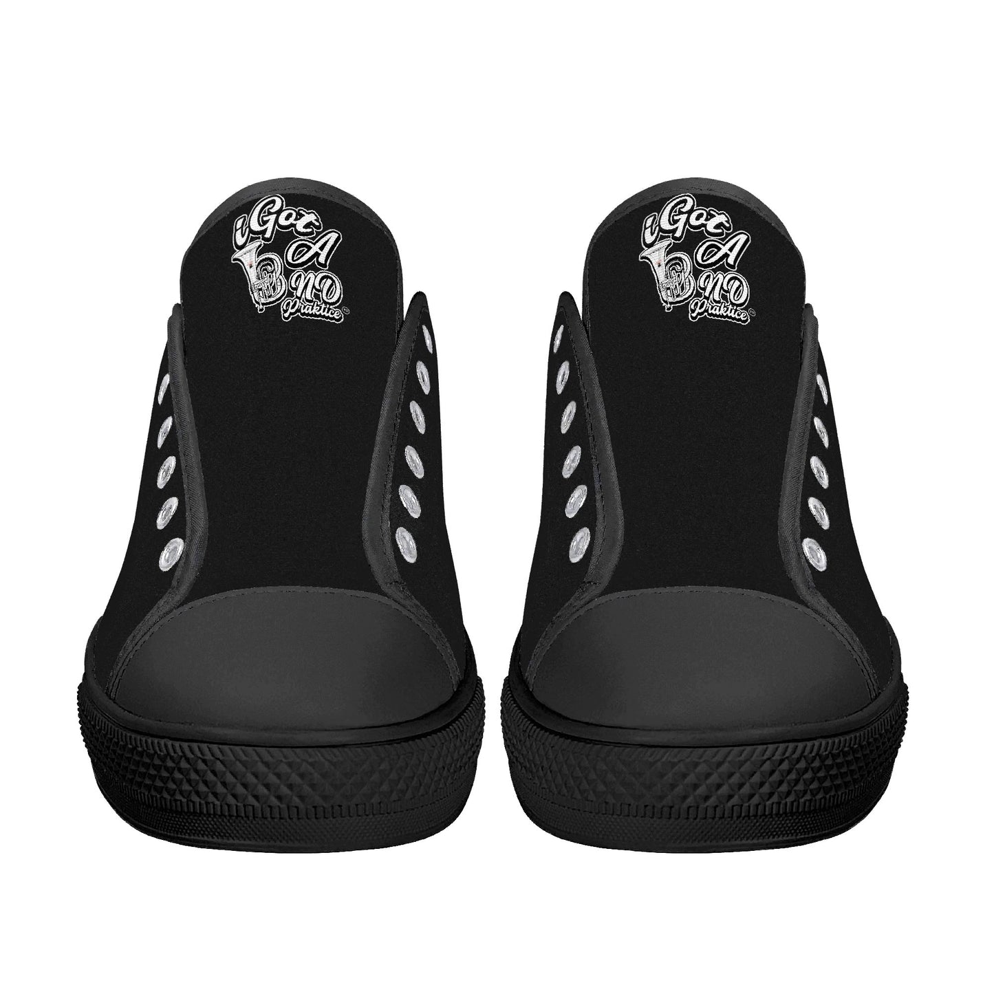 iGot Band Praktice Womens Low Top Canvas Shoes - Customized Tongue