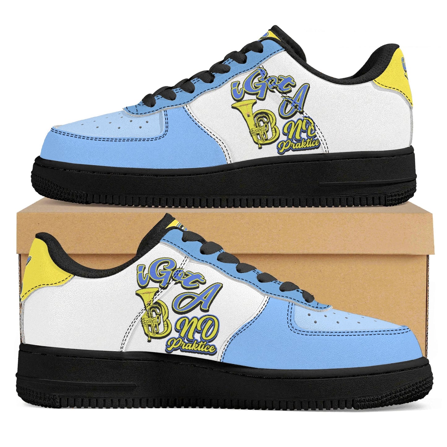 iGot Band Praktice Mens Low Top Leather Sport Sneakers