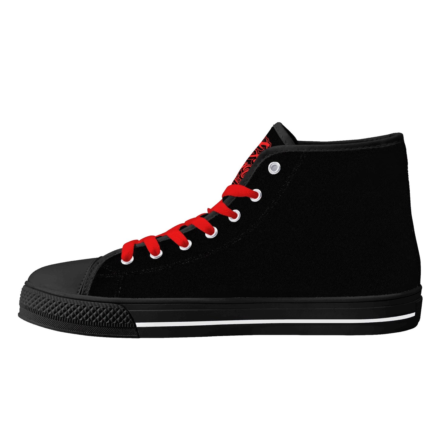 IiGot Band Praktice Mens High Top Canvas Shoes - Customized Tongue