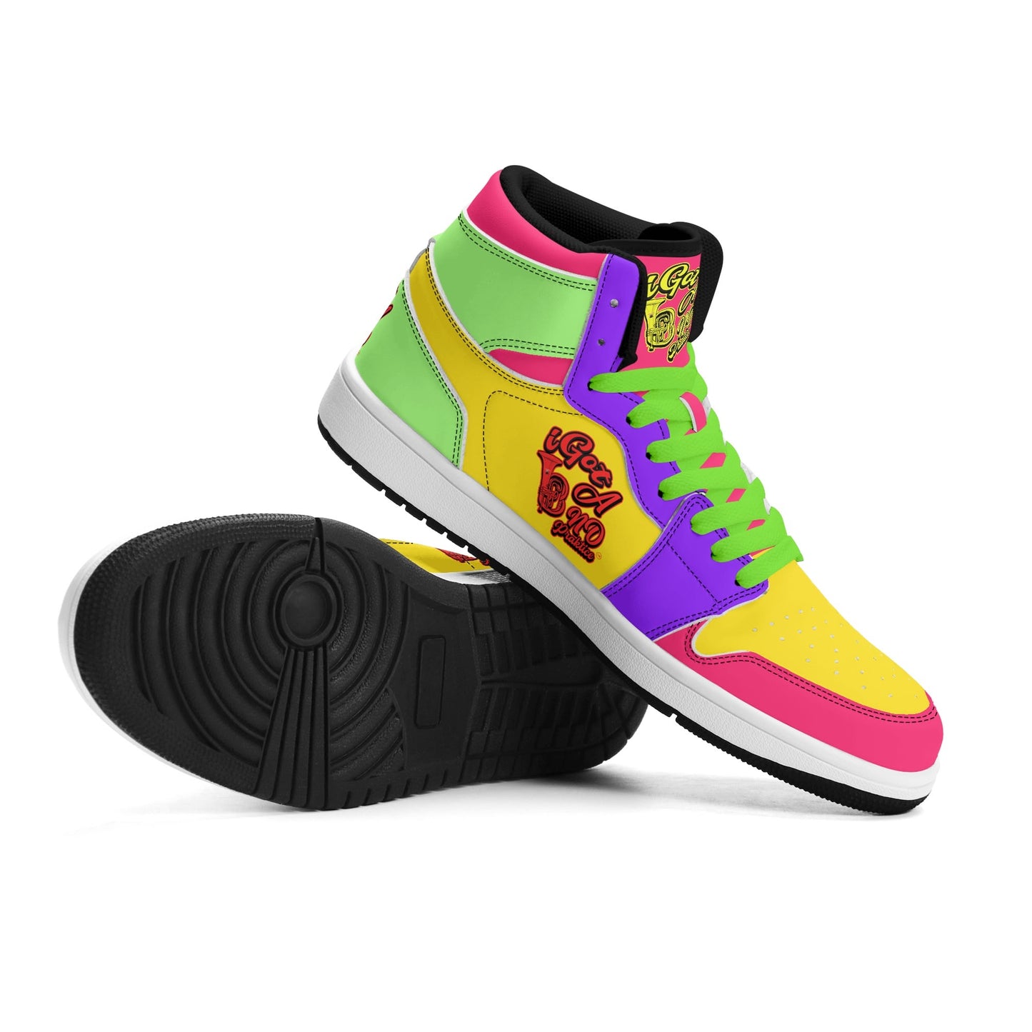 iGot Band Praktice Womens Premium PU Leather Sneakers-V2
