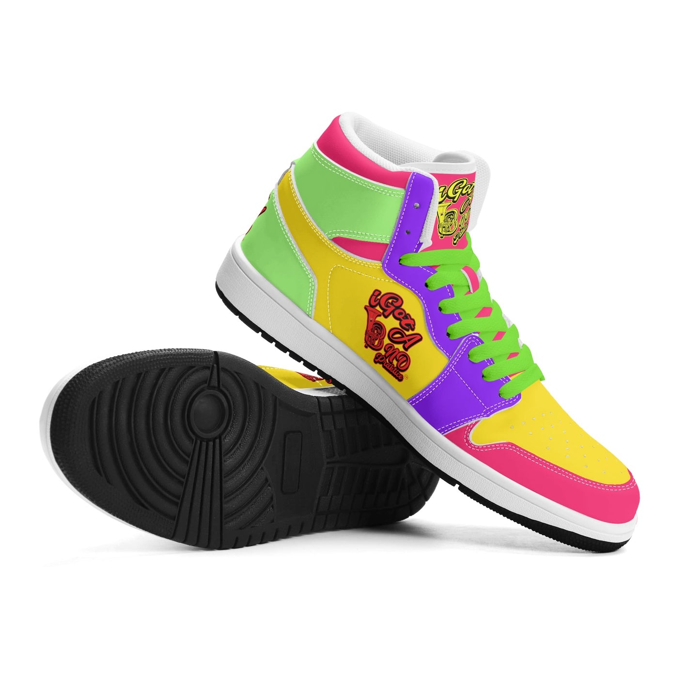 iGot Band Praktice Womens Premium PU Leather Sneakers-V2