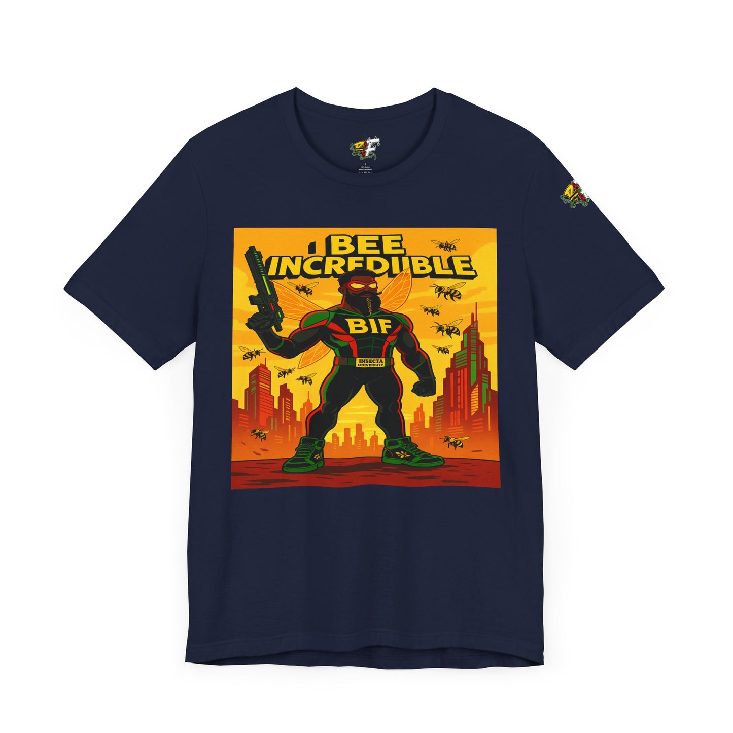 I Bee Incredible Graphic Tee, Unisex Jersey Tee, Comic Style T-Shirt, Buzzing Fun Fashion