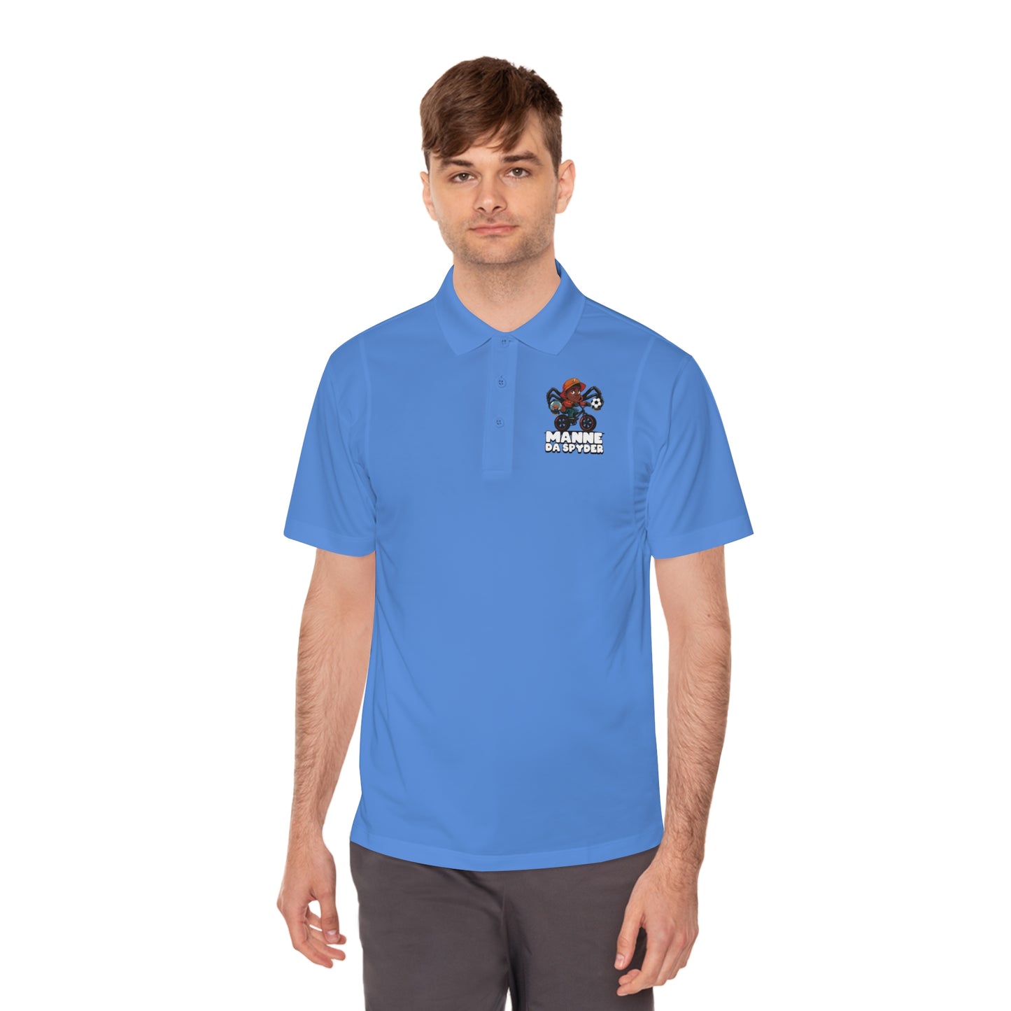 Blk Insct Famili Men's Sport Polo Shirt