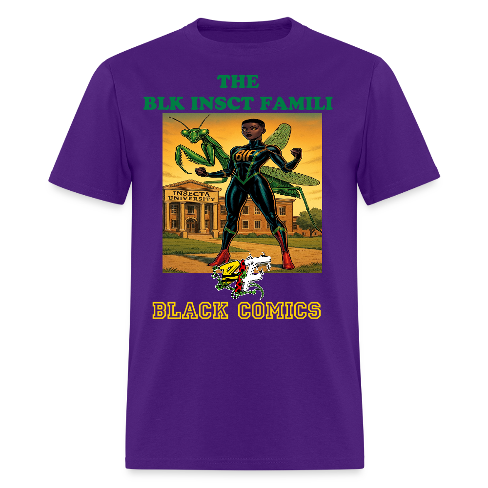 BLK INSCT FAMILI Unisex Classic T-Shirt - purple