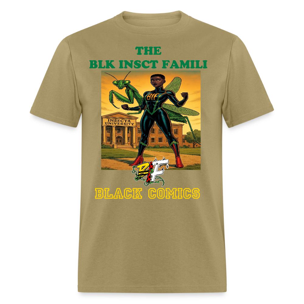 BLK INSCT FAMILI Unisex Classic T-Shirt - khaki