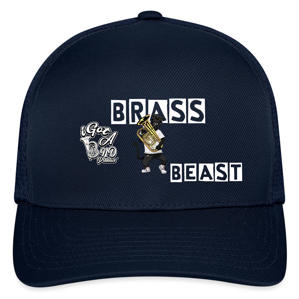 iGot Band Praktice Flexfit Fitted Baseball Cap - navy